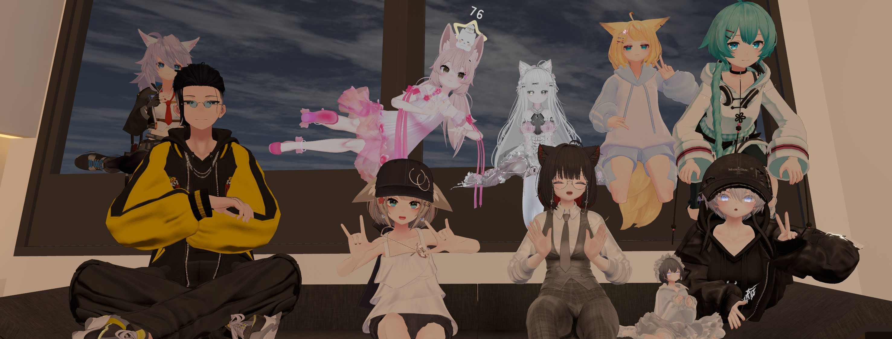 幻想都市の風景